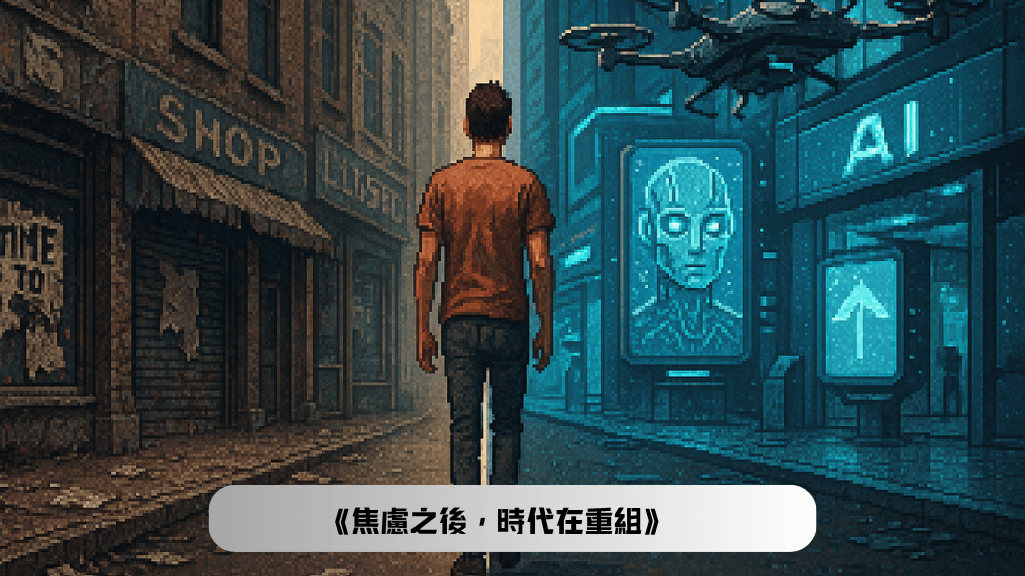 AI的到來，只是引爆了積累已久的變革。你以為焦慮來自技術，其實來自結構。 真正的沖擊，並不是「工作會被AI取代」，而是你賴以為生的那套社會結構、分工邏輯、職業路徑，正在被徹底重組。